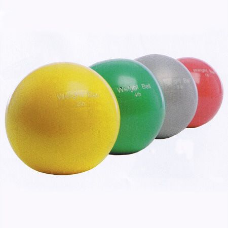 Gewichtsball fr Fitnessbungen, 1,5 kg, silber