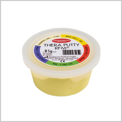 Therapieknete TheraPutty - gelb, weich, 453 Gramm
