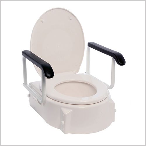 Toilettensitzerhhung verstellbar - Toilettendeckel Halterung
