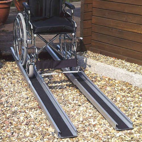 Tragbare Rollstuhlrampe - 2,0 m