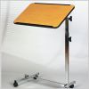 Bett-Tisch rollbar, hhenverstellbar 68-115cm, Holzdekor
