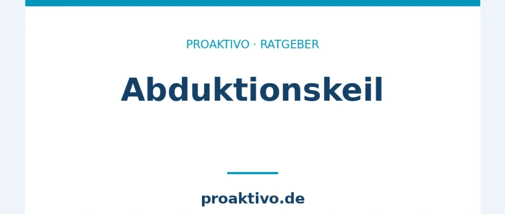 Abduktionskeil