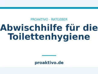 Abwischhilfe für die Toilettenhygiene