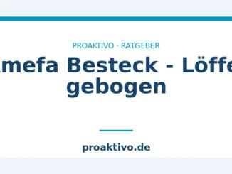 Amefa Besteck - Löffel gebogen