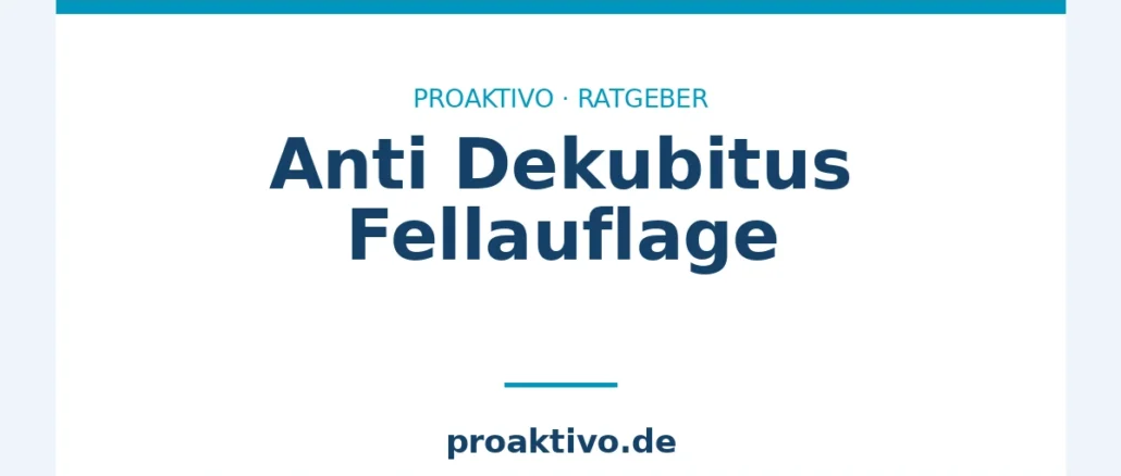 Anti Dekubitus Fellauflage