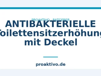 ANTIBAKTERIELLE Toilettensitzerhöhung mit Deckel
