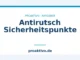 Antirutsch Sicherheitspunkte