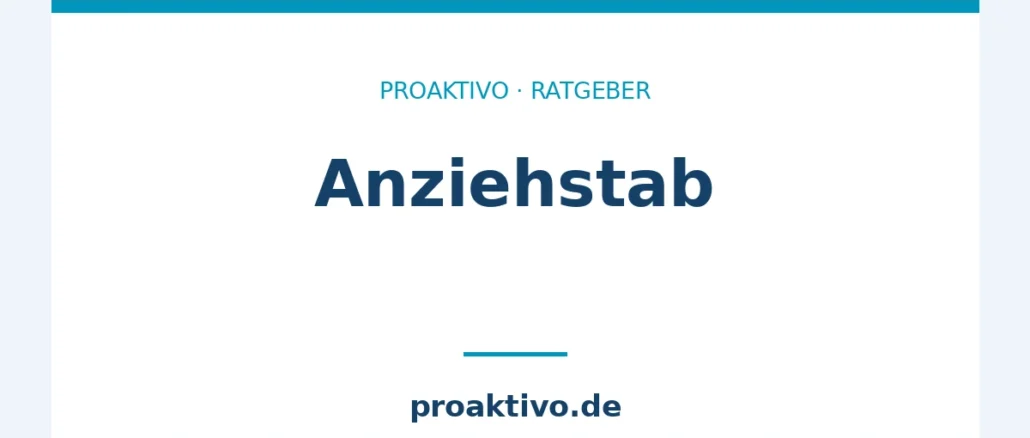 Anziehstab