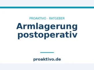 Armlagerung postoperativ