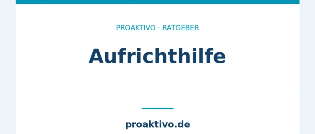 Aufrichthilfe