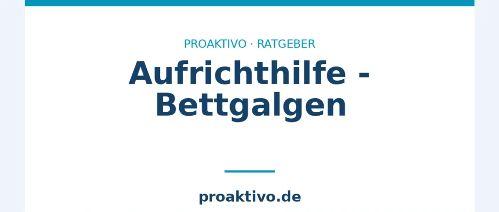 Aufrichthilfe - Bettgalgen
