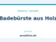 Badebürste aus Holz