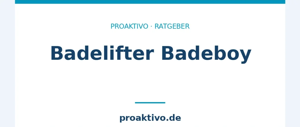 Badelifter Badeboy