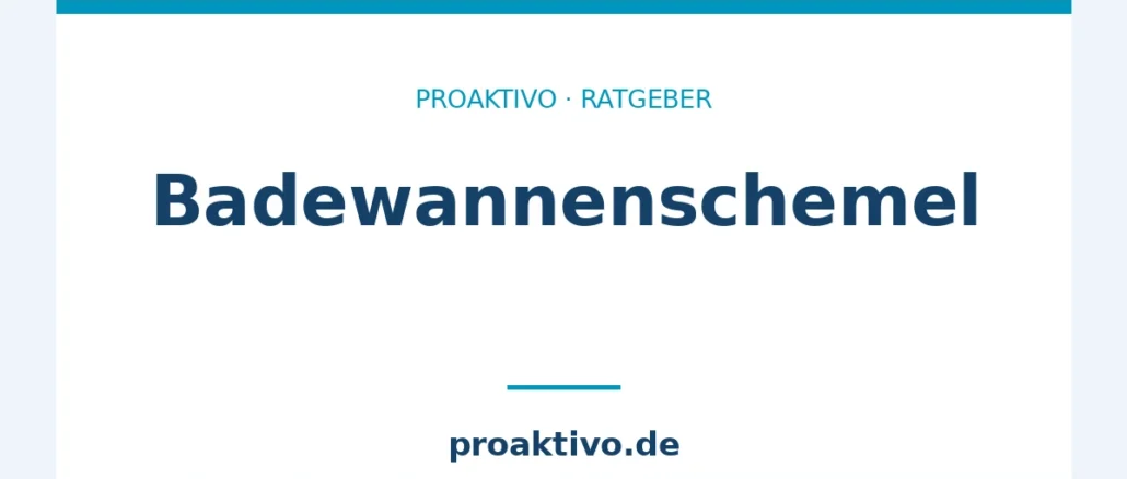Badewannenschemel