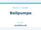 Ballpumpe