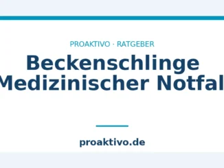 Beckenschlinge Medizinischer Notfall