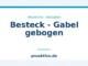Besteck - Gabel gebogen