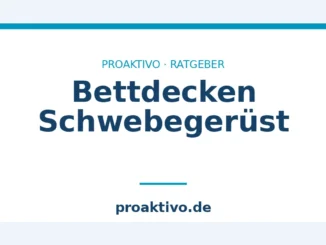 Bettdecken Schwebegerüst