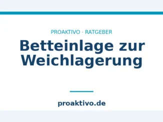Betteinlage zur Weichlagerung