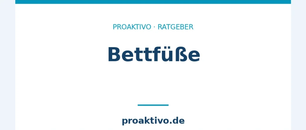 Bettfüße