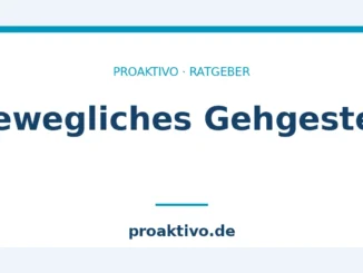 bewegliches Gehgestell