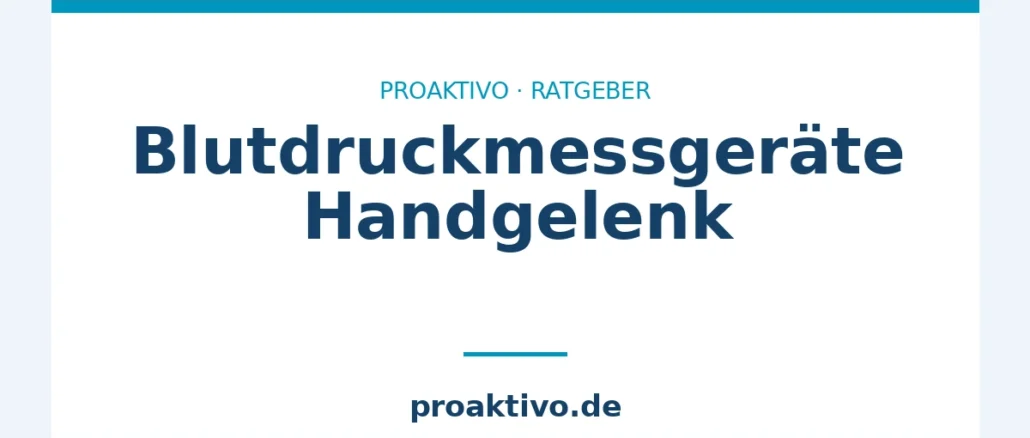 Blutdruckmessgeräte Handgelenk