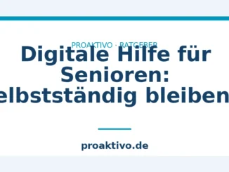 Digitale Hilfe für Senioren: Selbstständig bleiben ohne Stress