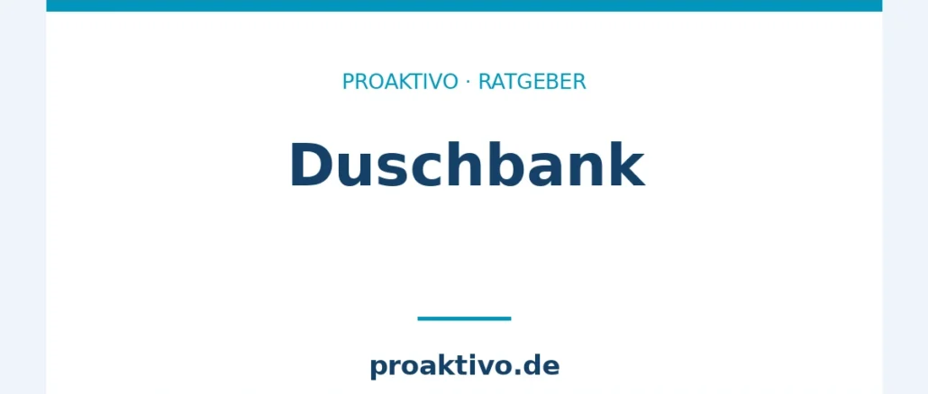 Duschbank