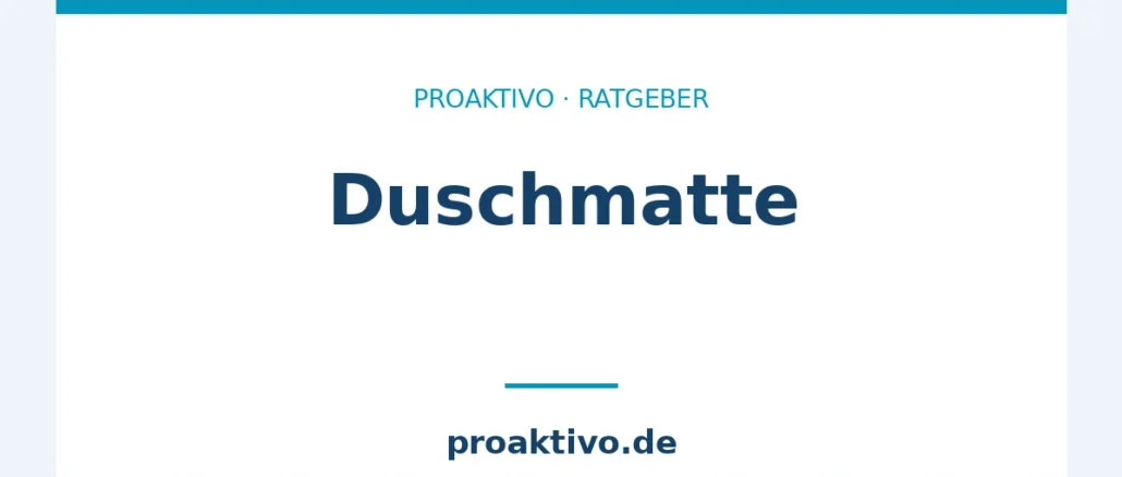 Duschmatte