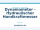 Dynamometer - Hydraulischer Handkraftmesser