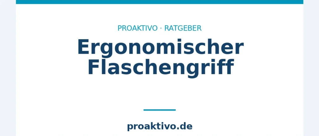Ergonomischer Flaschengriff