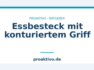 Essbesteck mit konturiertem Griff