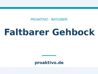 Faltbarer Gehbock