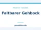 Faltbarer Gehbock