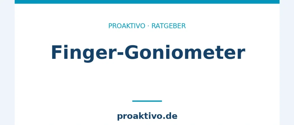 Finger-Goniometer