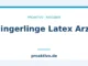 Fingerlinge Latex Arzt