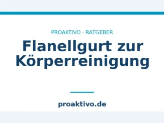 Flanellgurt zur Körperreinigung