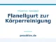 Flanellgurt zur Körperreinigung