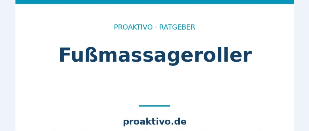 Fußmassageroller