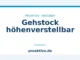 Gehstock höhenverstellbar