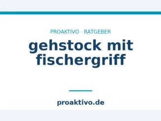 gehstock mit fischergriff