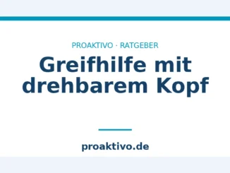 Greifhilfe mit drehbarem Kopf