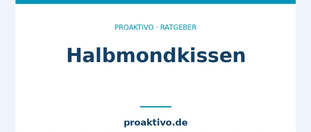 Halbmondkissen