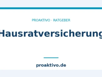 Hausratversicherung