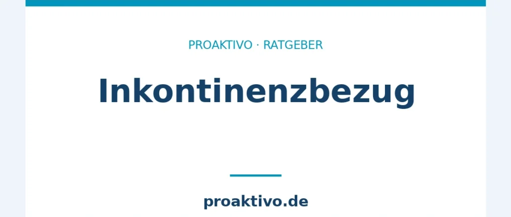 Inkontinenzbezug