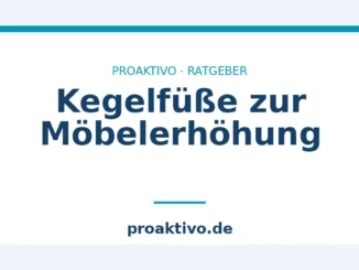 Kegelfüße zur Möbelerhöhung