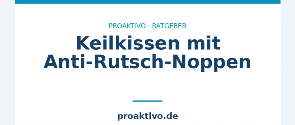 Keilkissen mit Anti-Rutsch-Noppen