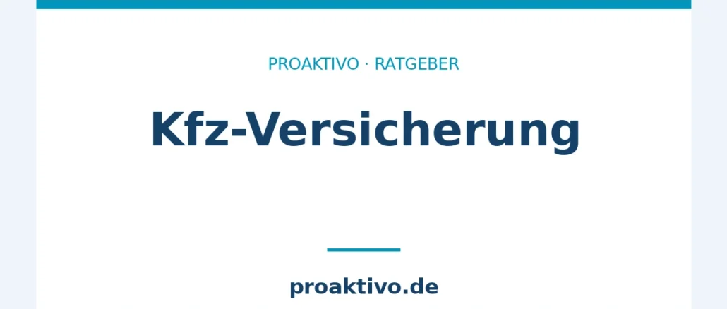 Kfz-Versicherung