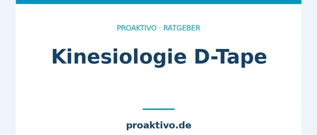 Kinesiologie D-Tape