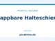 klappbare Halteschiene